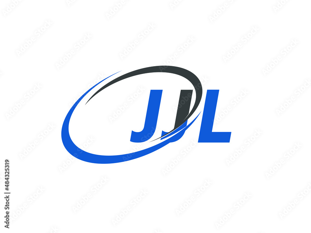 JJL letter creative modern elegant swoosh logo design JJL letter creative modern elegant swoosh logo design