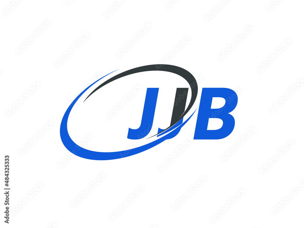 JJB letter creative modern elegant swoosh logo design JJB letter creative modern elegant swoosh logo design