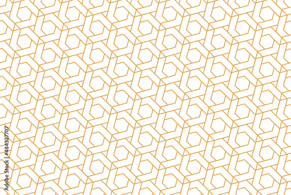 The geometric pattern with lines. Seamless vector background. White and gold texture. Graphic modern pattern. Simple lattice graphic design The geometric pattern with lines. Seamless vector background. White and gold texture. Graphic modern pattern. Simple lattice graphic design