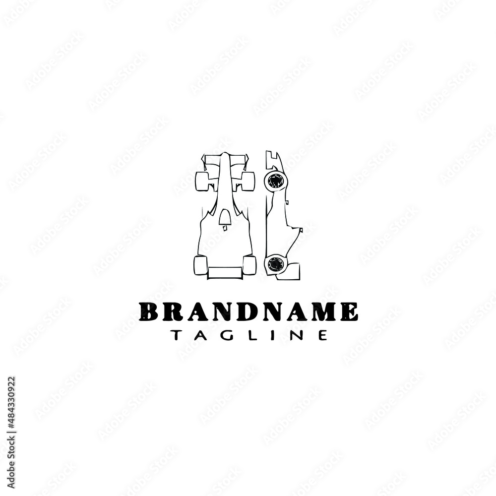 racing car logo icon design template vector illustration racing car logo icon design template vector illustration