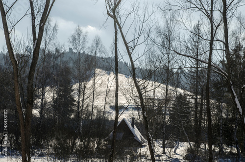 Fototapeta Naklejka Na Ścianę i Meble -  Bieszczady zimą