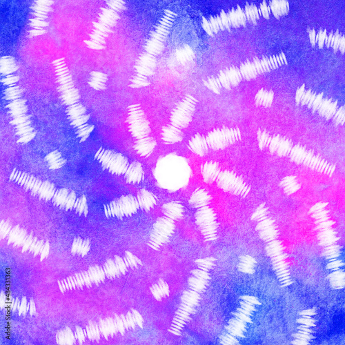 Tye Dye colorful background. Watercolor paint background.