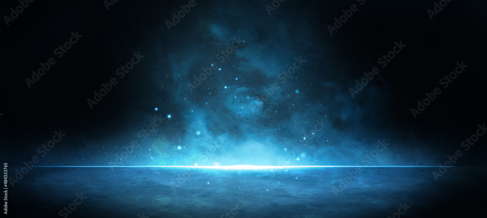 Pleasant Showcase Product Display Otherworldly Cloudy with Pale Turquoise Colors Smoky Cloudy Background Wallpaper Surreal Concept For Ads,Header And Banner
