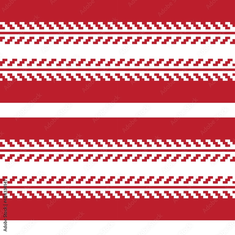 Christmas Fair Isle Seamless Pattern Design Christmas Fair Isle Seamless Pattern Design