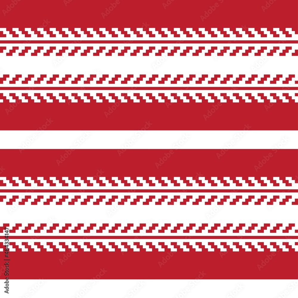 Christmas Fair Isle Seamless Pattern Design