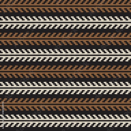 Christmas Fair Isle Seamless Pattern Design