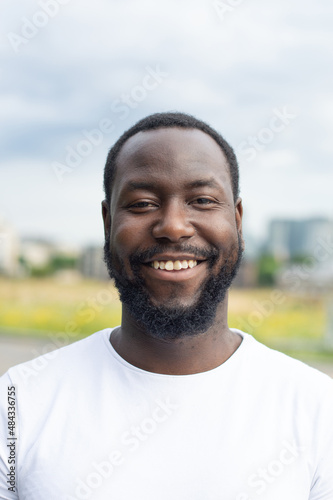 Portrait of smiling man outdoors