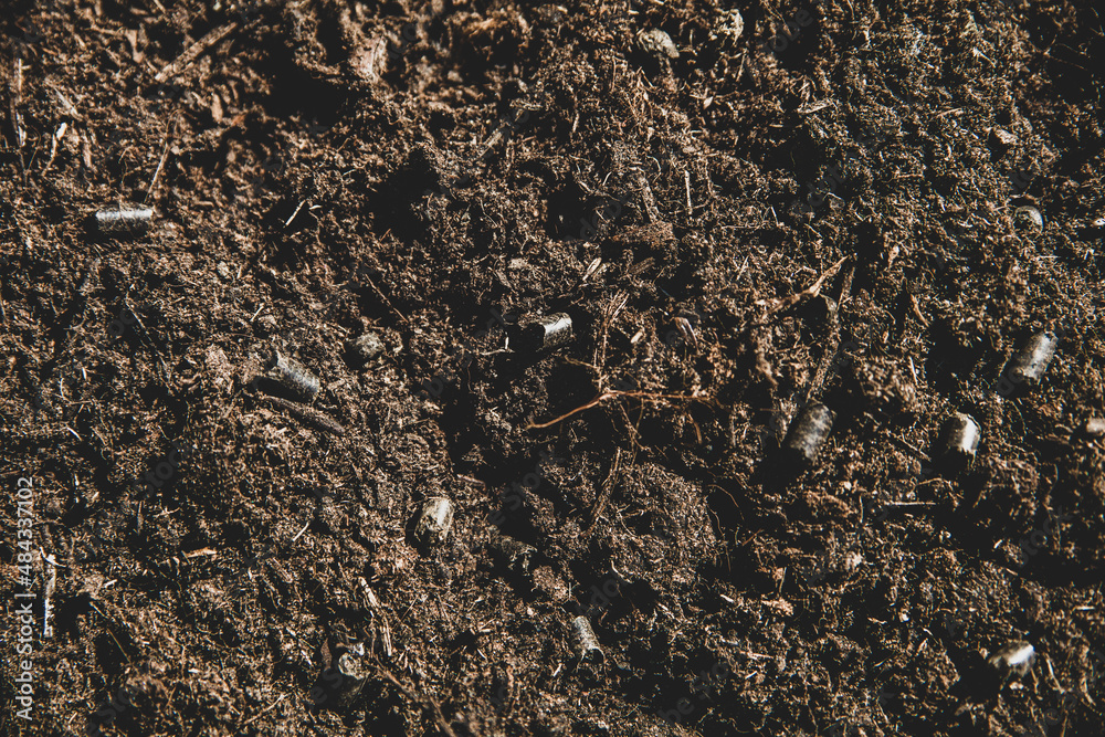 Soil with long-term organic fertilizer or manure