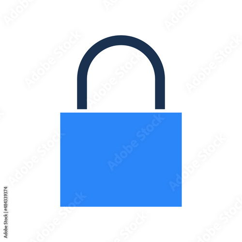 Lock Vector icon which is suitable for commercial work and easily modify or edit it

