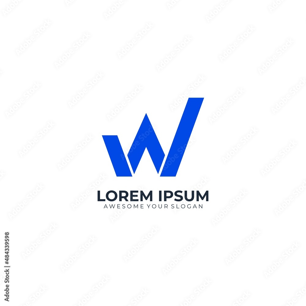 business lettering logo letter w business lettering logo letter w
