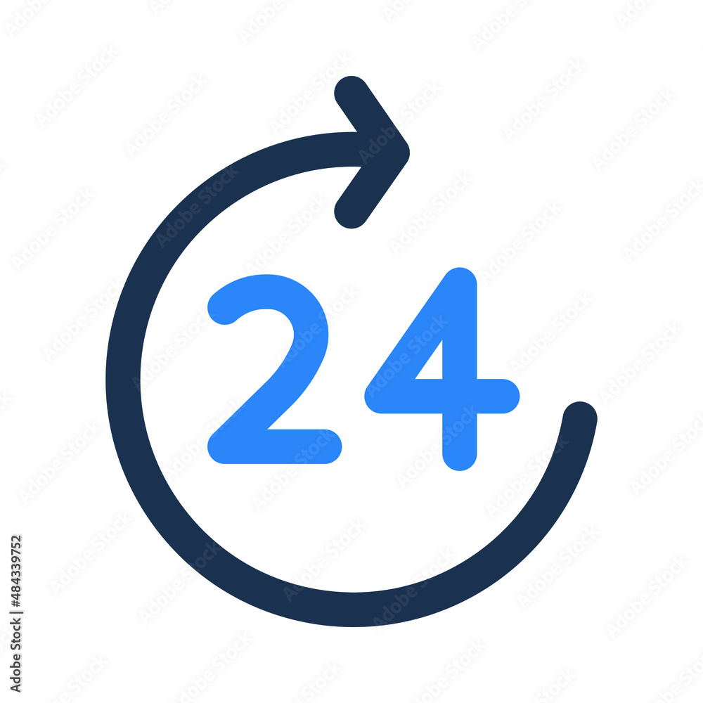 24 hours Vector icon which is suitable for commercial work and easily modify or edit it
24 hours Vector icon which is suitable for commercial work and easily modify or edit it