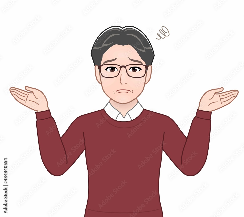 オシャレな中年男性 オシャレな中年男性