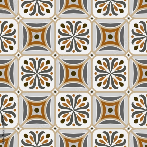 Seamless tile vector