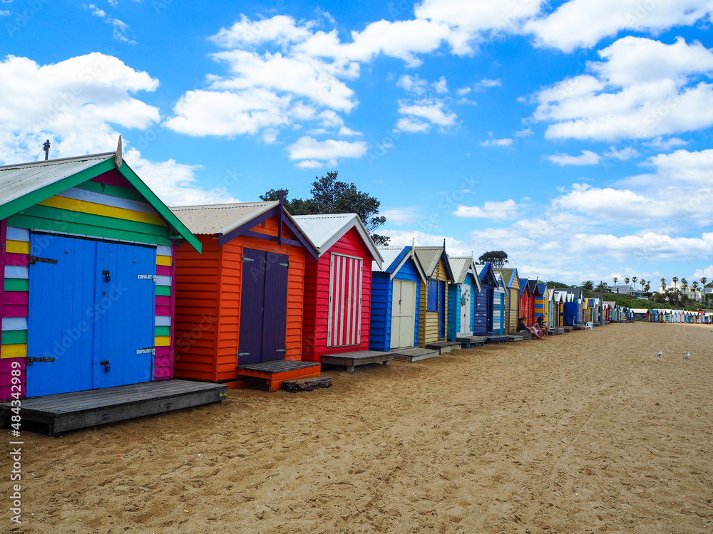 Brighton Beach Bathing Houses Melbourne Australia Brighton Beach Bathing Houses Melbourne Australia