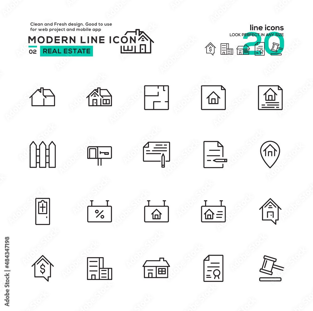 real estate icon set real estate icon set