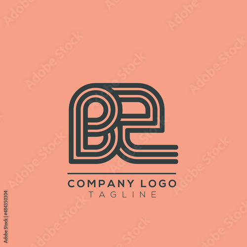 Letter BZ alphabet Logo sign symbol. Modern vector logo design for the business, and company identity.