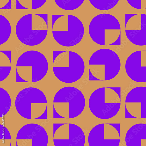 abstract geometric seamless pattern in bright colors