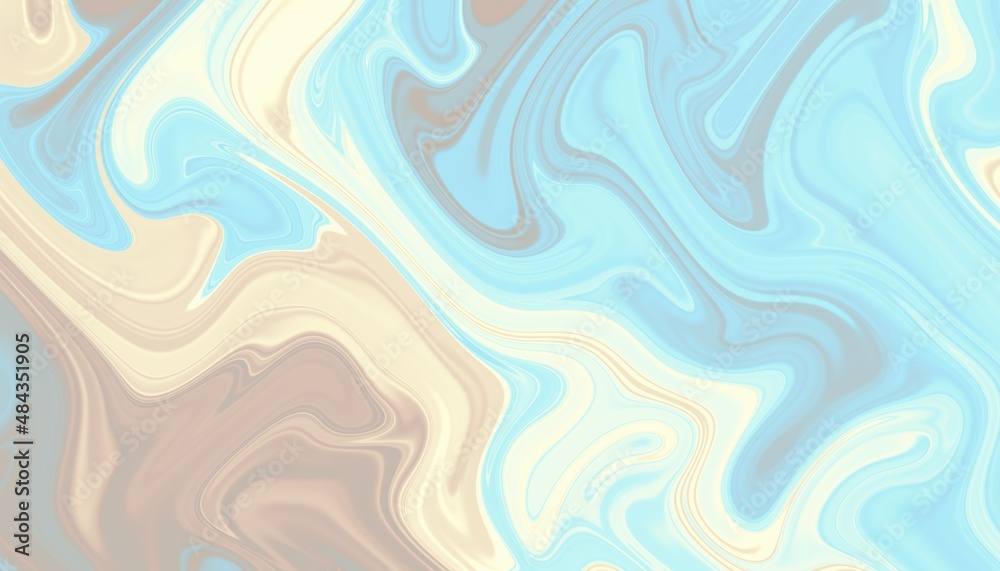 Fototapeta premium Wavy abstract futuristic background