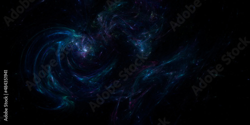 Banner Star field background . Starry outer space background texture . Colorful Starry Night Sky Outer Space background. 3D illustration  © kramynina