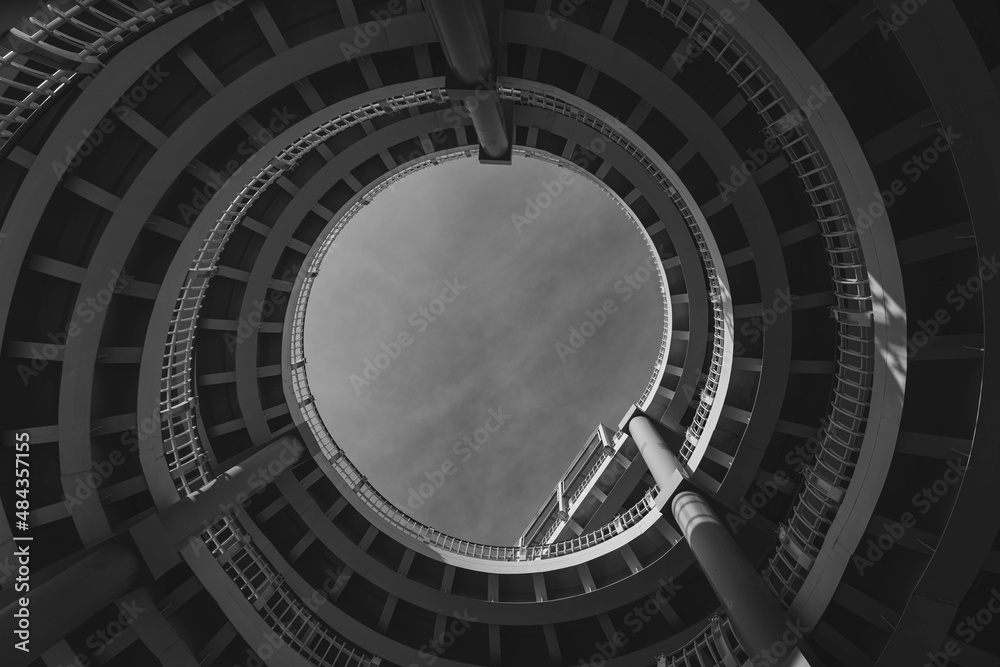 Fototapeta premium spiral staircase