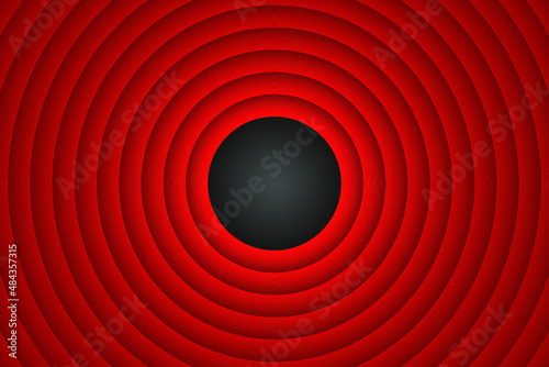 Vector illustration of retro cartoon background with red circles. 