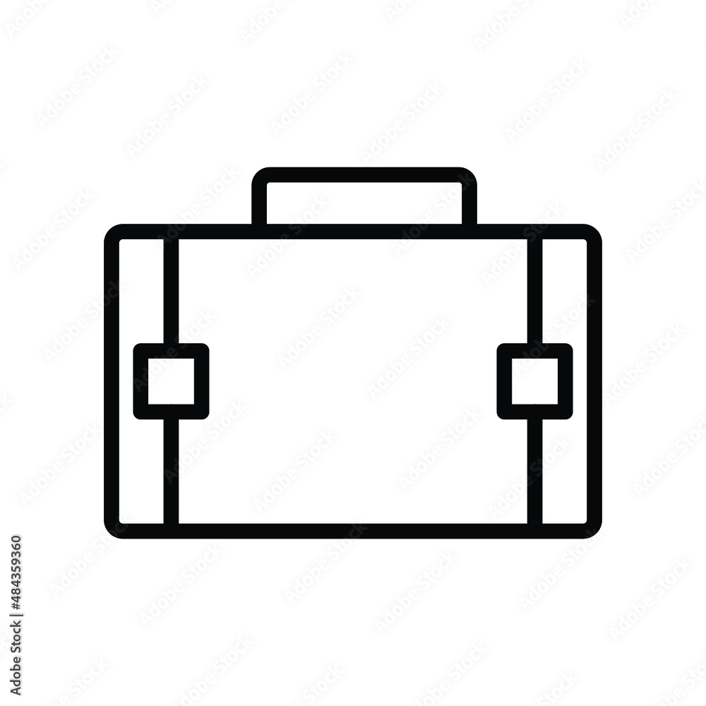 Money Briefcase Vector icon which is suitable for commercial work and easily modify or edit it


