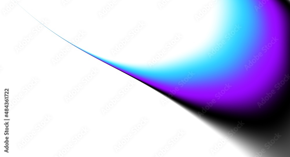 Obraz premium Wavy abstract futuristic background. Aspect ratio 16 : 9