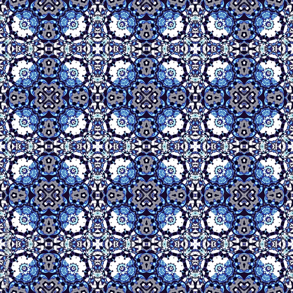 Abstract mosaic art pattern. Seamless ornament. Abstract mosaic art pattern. Seamless ornament.