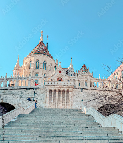chiesa di Mattia Budapest, architettura europea  photo