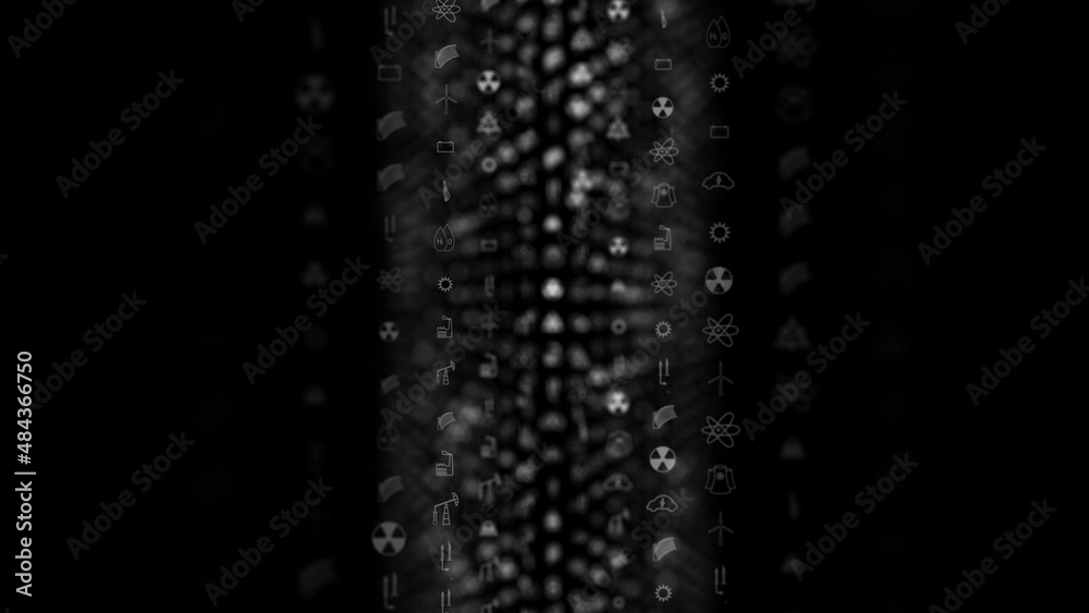 The idea of an analytical process, expressed in the change of data displayed in the form of structures with variable values per unit of time. A light diagram of the view. Combed CG. The idea of an analytical process, expressed in the change of data displayed in the form of structures with variable values per unit of time. A light diagram of the view. Combed CG.