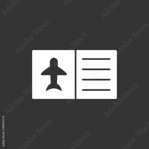 Airplane Ticket Icon