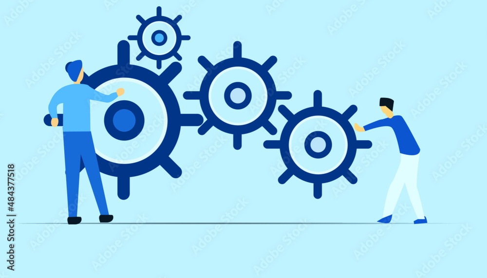business technology cloud computing service concept and datacenter storage server connect on cloud with administrator and developer team working business technology cloud computing service concept and datacenter storage server connect on cloud with administrator and developer team working