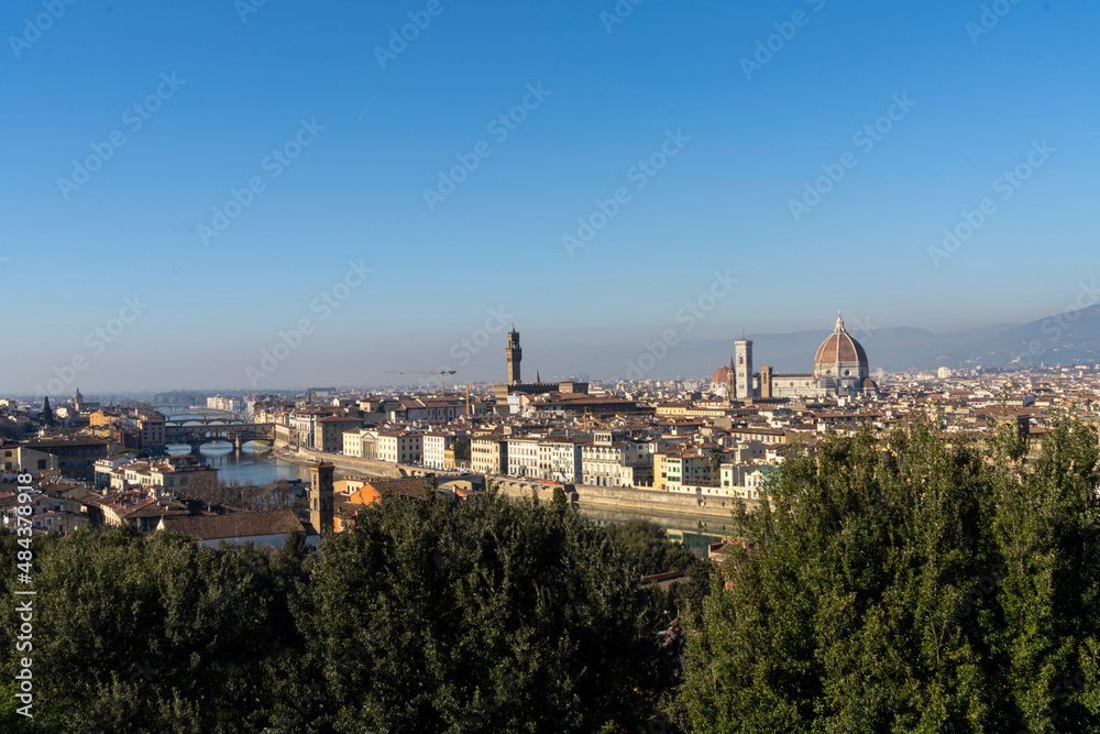 Panoramic view of Florence, Ital,y