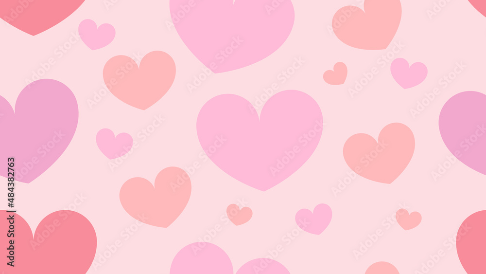 heart pattern background. love and care concept for festive graphic design