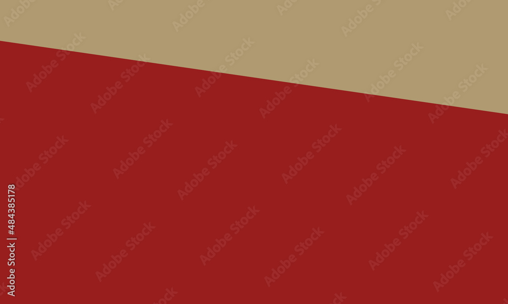 Obraz premium maroon background with cream slanted square on top