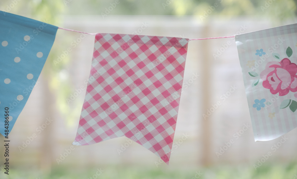 Fototapeta premium Colourful Bunting