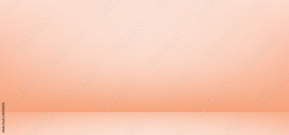Orange wall background studio. Vector illustration Orange wall background studio. Vector illustration