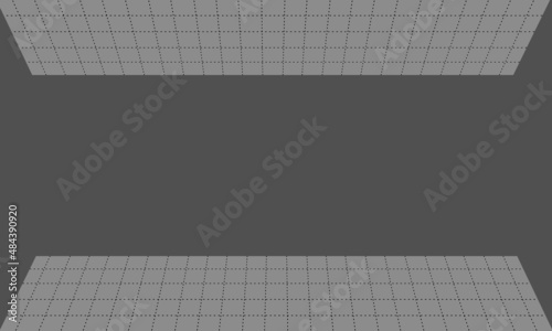 dark gray background with grid on top down