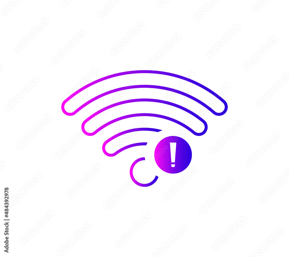no wi-fi connection icon, no Wireless network sign symbol no wi-fi connection icon, no Wireless network sign symbol