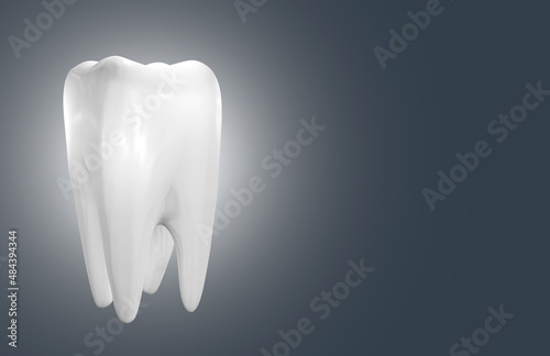 Fototapeta Naklejka Na Ścianę i Meble -  3d render illustration Human tooth