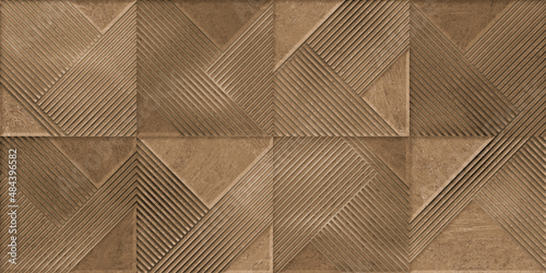 Multicolor digital wall tiles design for interior abstract home decor used ceramic digital wall tile background texture. © JISK