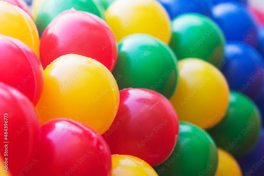 Abstract background with plastic spheres Abstract background with plastic spheres