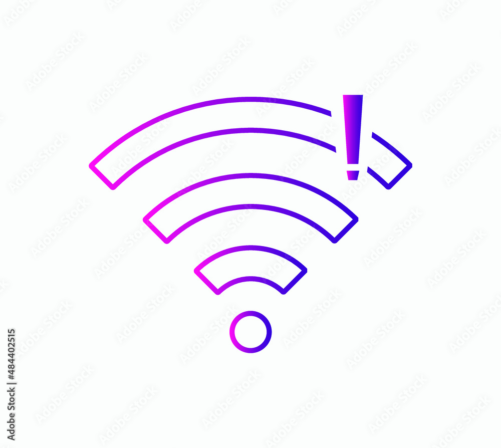 no wi-fi icon vector, no internet signal icon no wi-fi icon vector, no internet signal icon
