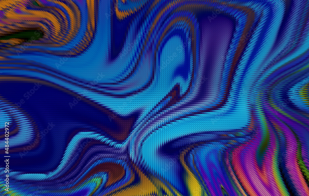 Abstract multicolored textured 3d background, rendering