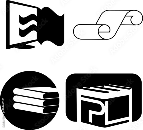 library or e-book store logo