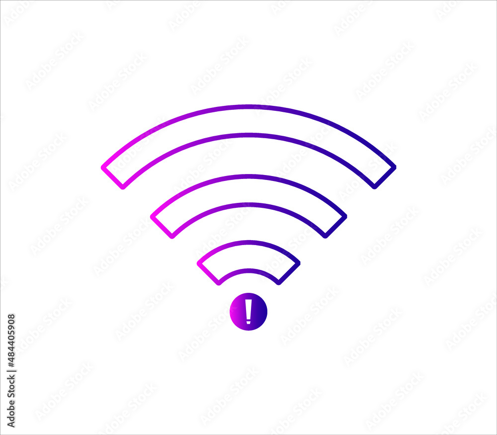 no wi-fi icon vector, no internet signal icon no wi-fi icon vector, no internet signal icon