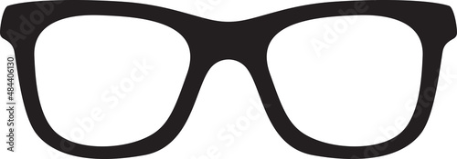 Glasses Black Icon Vector Design