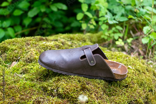 shoes on the grass