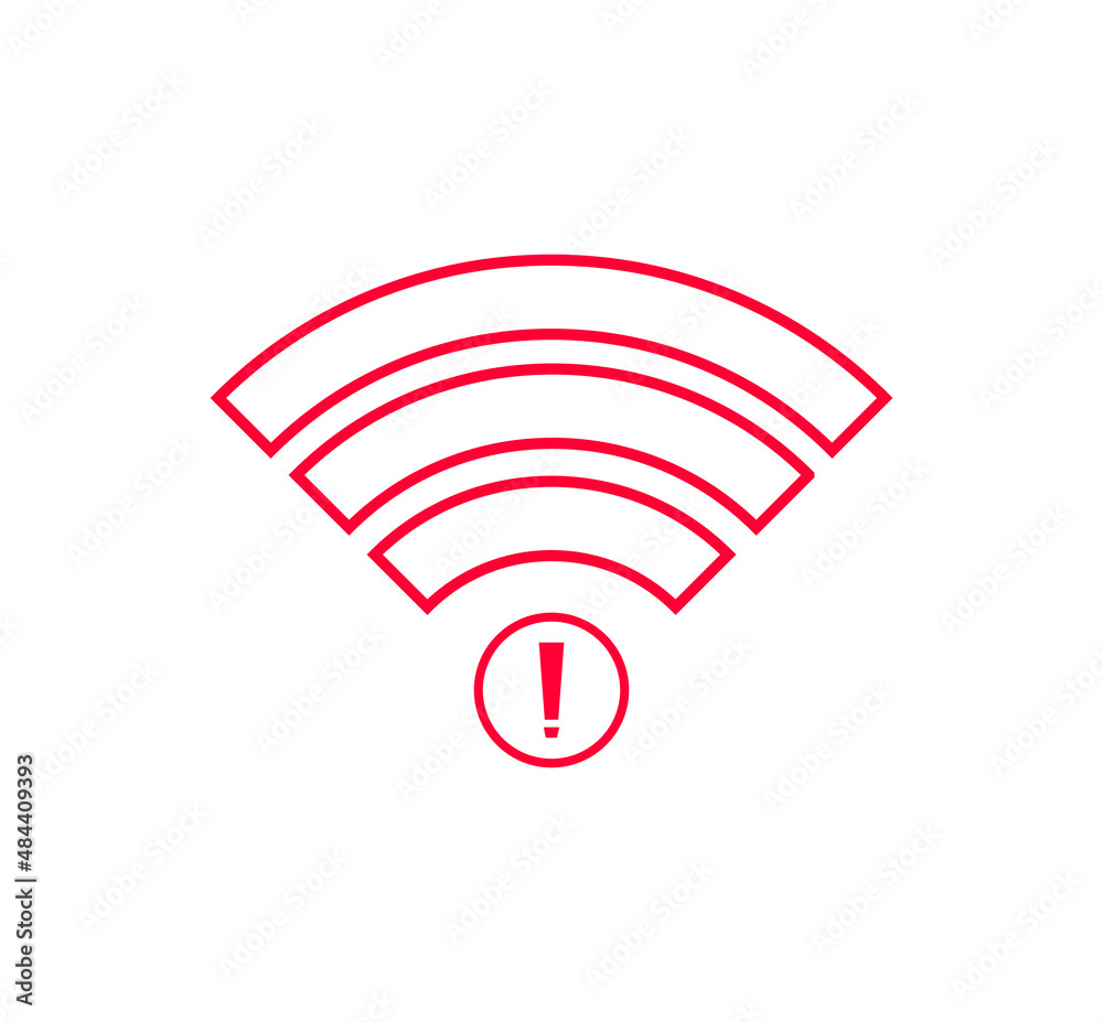 no wifi wireless icon vector no wifi wireless icon vector