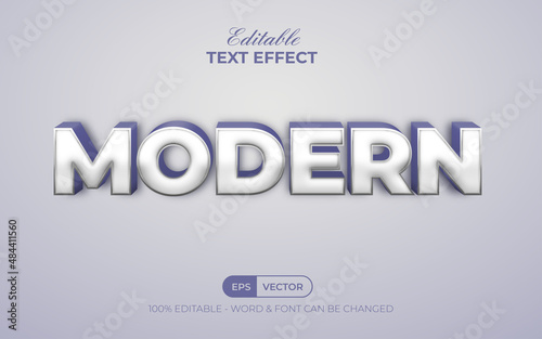 Modern text effect very peri style theme. Editable text effect.